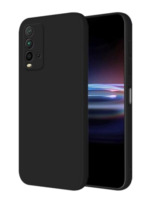 HONLEN Schwarz Silikon Handyhülle für Xiaomi Redmi 9T Handyhülle24