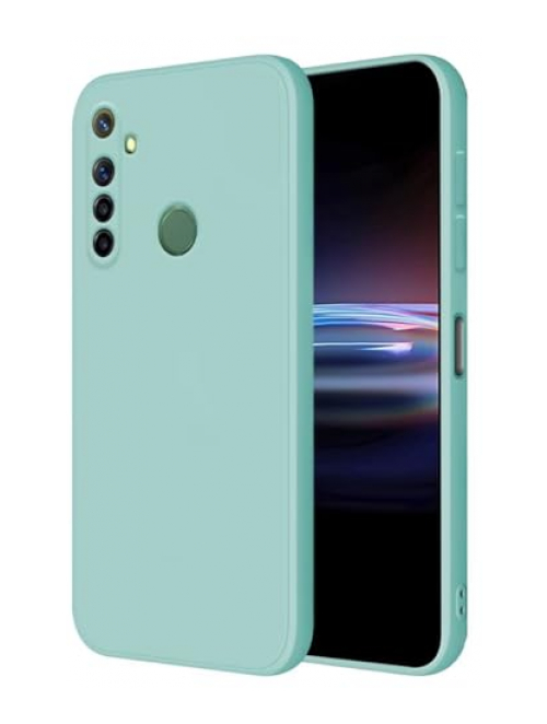 HONLEN Blau Silikon Handyhülle für Realme 5s Handyhülle24