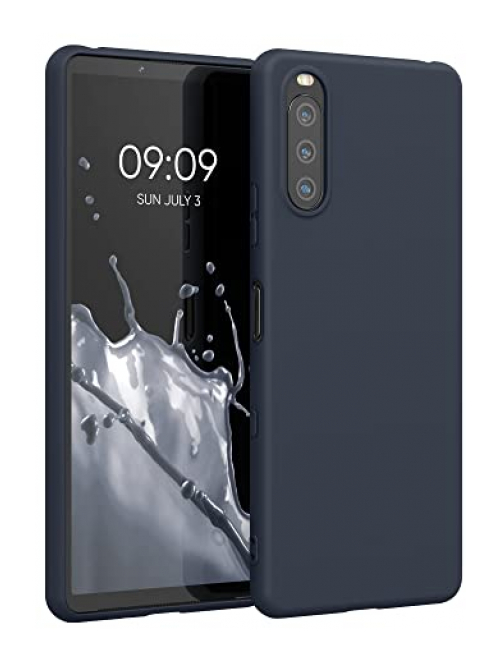 kwmobile heidelbeerblau TPU Handyhülle für Sony Xperia 10 III Handyhülle24