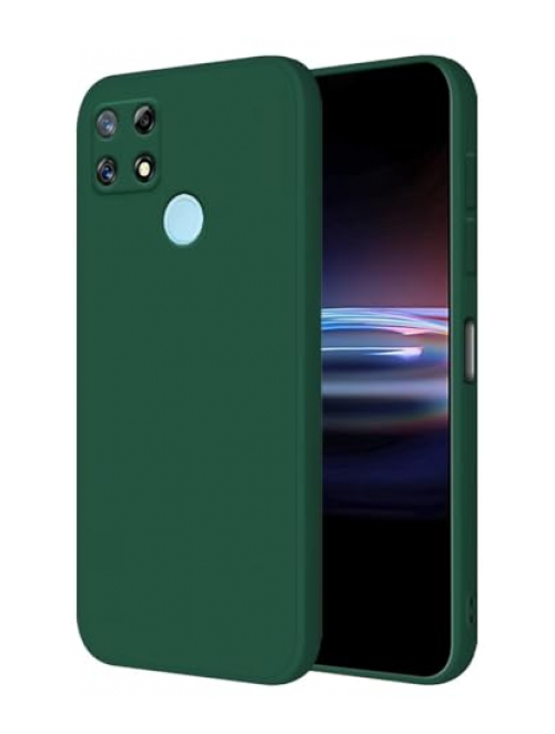 HONLEN Grün Silikon Handyhülle für Realme C12 Handyhülle24