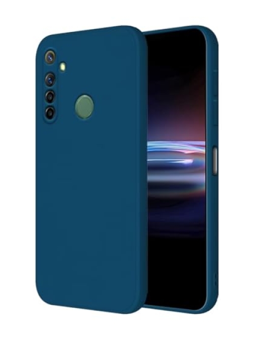 HONLEN Blau Silikon Handyhülle für Realme 5s Handyhülle24