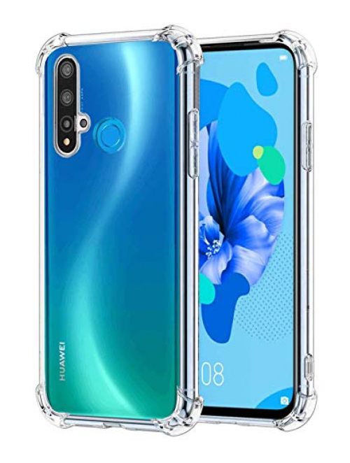 Verco Transparent Silikon Handyhülle für Huawei P20 lite (2019) Handyhülle24
