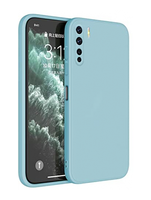 Topme Blau TPU Handyhülle für Oppo A91 Handyhülle24