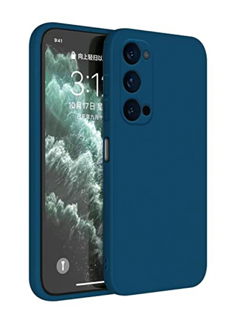 Topme Blau TPU Handyhülle für Oppo Reno4 Pro Handyhülle24