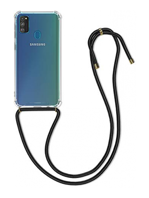 kwmobile schwarz transparent TPU Handyhülle für Samsung Galaxy M30 Handyhülle24