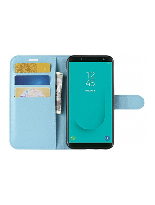 HualuBro wallet blau Kunstleder Handyhülle für Sharp Aquos R2 compact Handyhülle24