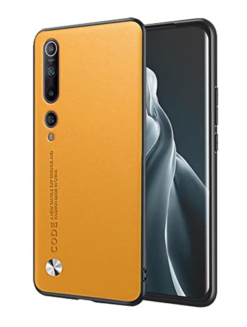 EASSGU Gelb Silikon Handyhülle für Xiaomi Mi 10 5G Handyhülle24