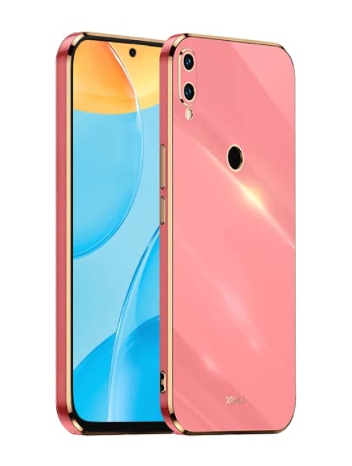 HONLEN Rot Silikon Handyhülle für Huawei Y7 Pro (2019) Handyhülle24