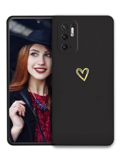 POUHYE Schwarz Handyhülle für Xiaomi Redmi 10X Pro 5G Handyhülle24