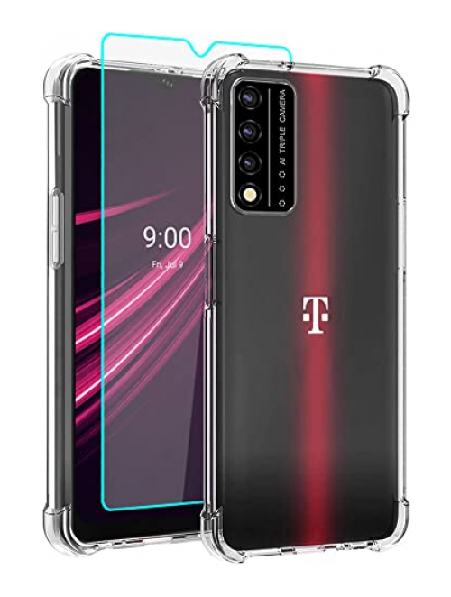 Aozuoton revvl v+ 5g case t-mobile clear Silikon Handyhülle für T-Mobile REVVL 5G Handyhülle24