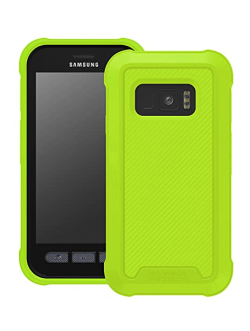 Wireless PROTECH Grün TPU Handyhülle für Samsung Galaxy Xcover FieldPro Handyhülle24