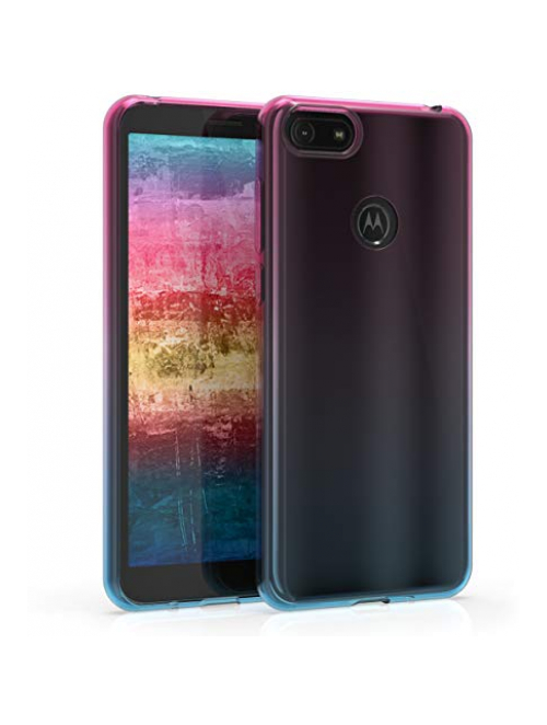 kwmobile Pink TPU Handyhülle für Motorola Moto E6 Handyhülle24