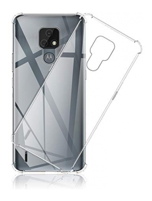 Aerku Transparent Silikon Handyhülle für Motorola Moto E7 Handyhülle24