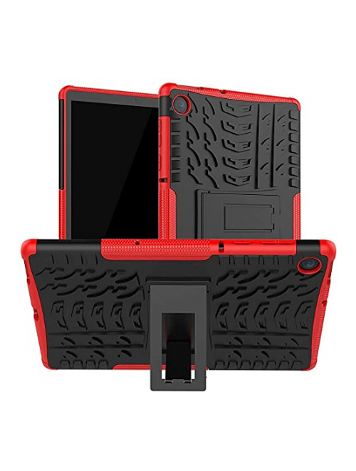 TenYll Rot Silikon Handyhülle für Lenovo M10 Plus Handyhülle24