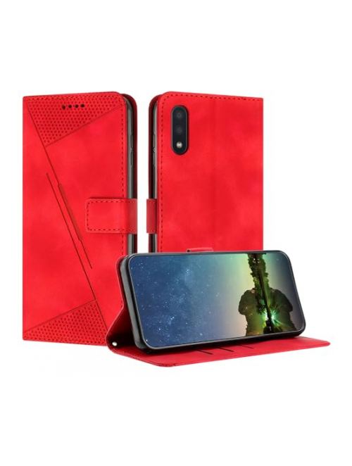 Mo-Beauty Rot Handyhülle für Samsung Galaxy A01 Handyhülle24