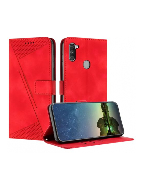 Mo-Beauty Rot Handyhülle für Samsung Galaxy A11 Handyhülle24