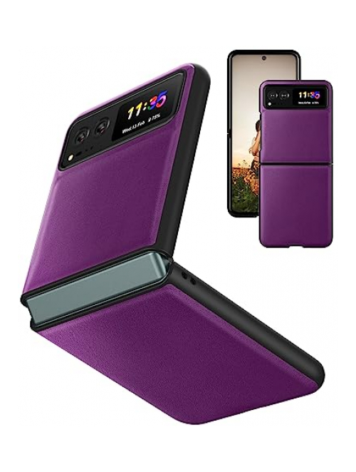 Eastcoo Violett Handyhülle für Motorola Razr 5G Handyhülle24