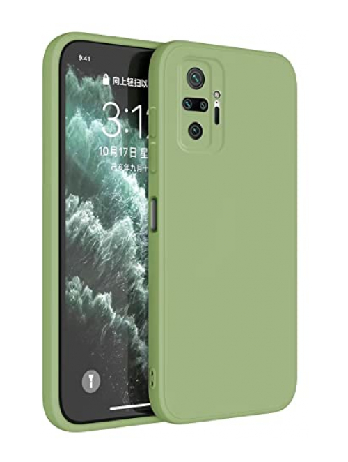 Topme Grün Handyhülle für Xiaomi Redmi Note 10 Pro Handyhülle24