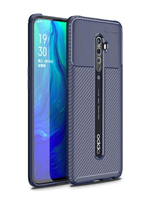 ZSCHAO Blau TPU Handyhülle für Oppo Reno2 Handyhülle24