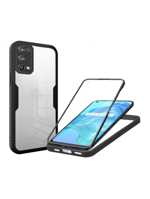 SLWYF Schwarz TPU Handyhülle für Realme V5 5G Handyhülle24