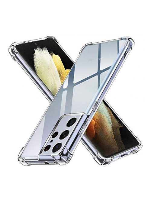 ivoler Transparent TPU Handyhülle für Samsung Galaxy S21 Ultra 5G Handyhülle24