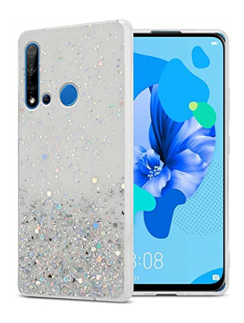 Cadorabo Transparent Silikon Handyhülle für Huawei nova 5i Handyhülle24