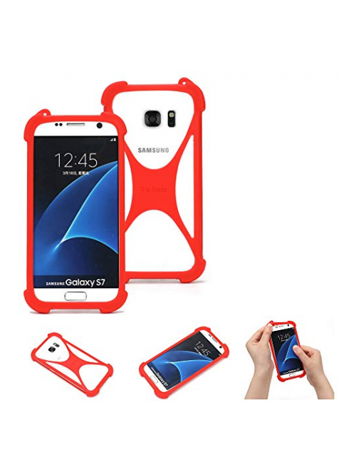 K-S-Trade Rot Case Handyhülle für Huawei Enjoy Z 5G Handyhülle24