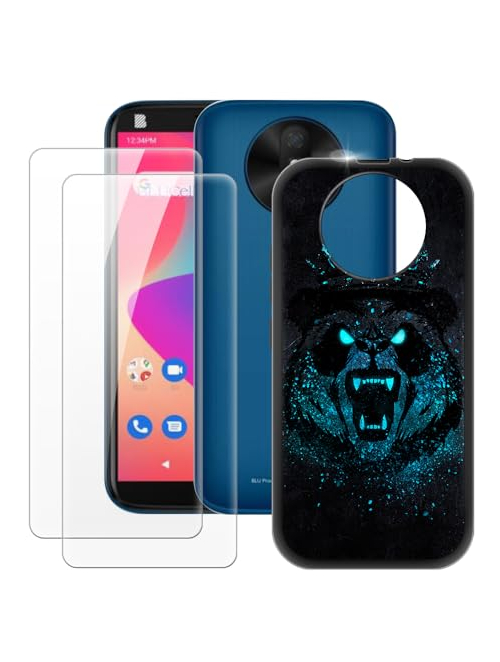 MILEGAO wütender panda TPU Handyhülle für BLU C6L 2020 Handyhülle24