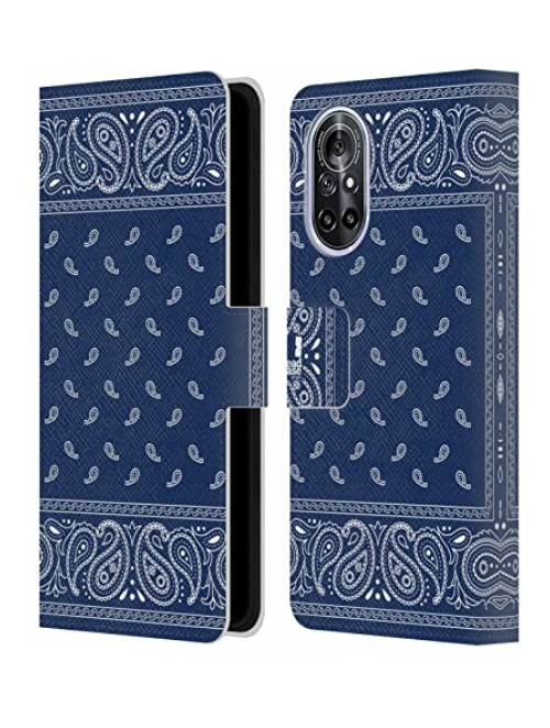 Head Case Designs quadratisch blau Handyhülle für Huawei nova 8 5G Handyhülle24