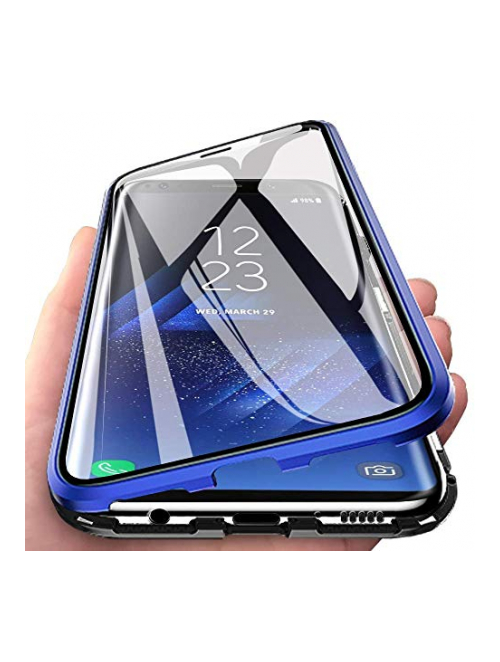 Wishcover blaues Metall Handyhülle für OnePlus 7 Pro 5G Handyhülle24