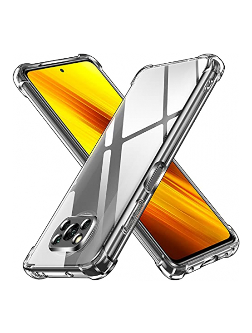 ivoler Transparent TPU Handyhülle für Xiaomi Poco X3 NFC Handyhülle24
