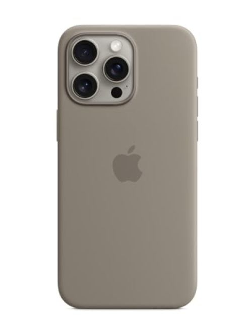 Apple tonbraun Silikon Handyhülle für Apple iPhone 15 Pro Max Handyhülle24