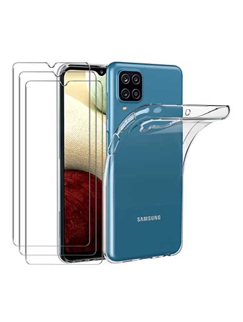 ivoler Transparent TPU Handyhülle für Samsung Galaxy M12 Handyhülle24