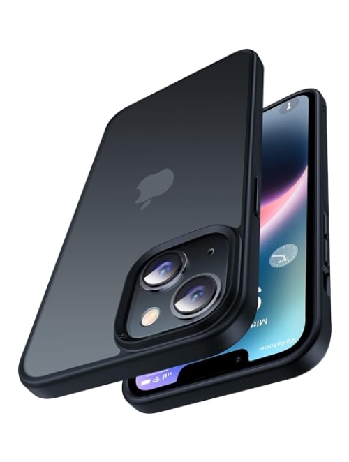 CASEKOO Schwarz TPU Handyhülle für Apple iPhone 14 Handyhülle24