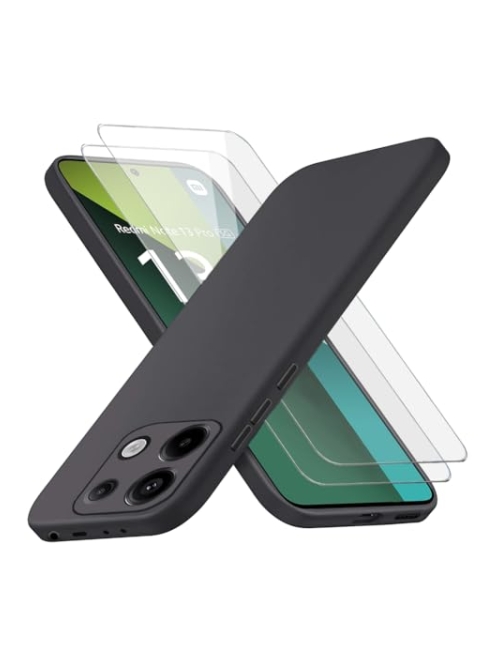 Richgle Schwarz Handyhülle für Xiaomi Redmi Note 13 Pro Handyhülle24