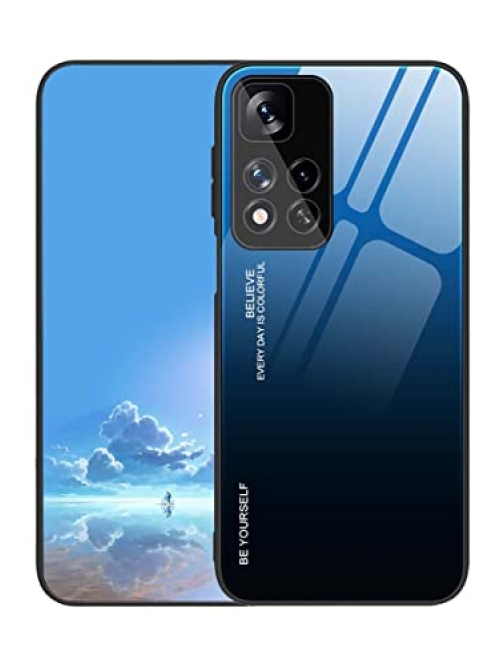 UPLAI blau - schwarz TPU Handyhülle für Xiaomi Redmi Note 11T Pro+ Handyhülle24