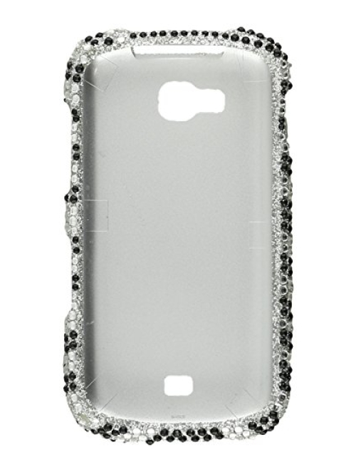 asmyna schwarz/zebramuster Kunststoff Handyhülle für Samsung Galaxy Axiom R830 Handyhülle24