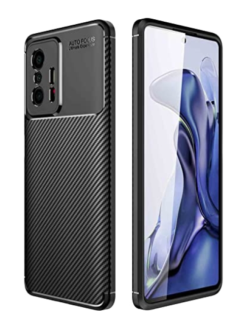 WEIOU Schwarz TPU Handyhülle für Xiaomi Mi 11 Pro Handyhülle24