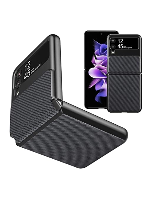 Eastcoo Schwarz TPU Handyhülle für Samsung Galaxy Z Flip3 5G Handyhülle24