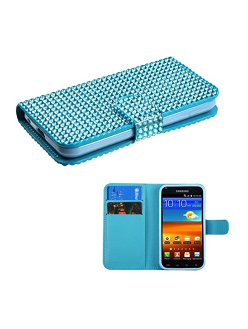 mybat Blau Handyhülle für Samsung Galaxy S II Epic 4G Touch Handyhülle24