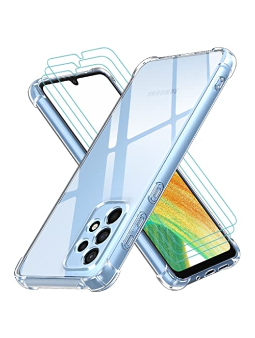 ivoler Transparent TPU Handyhülle für Samsung Galaxy A33 5G Handyhülle24