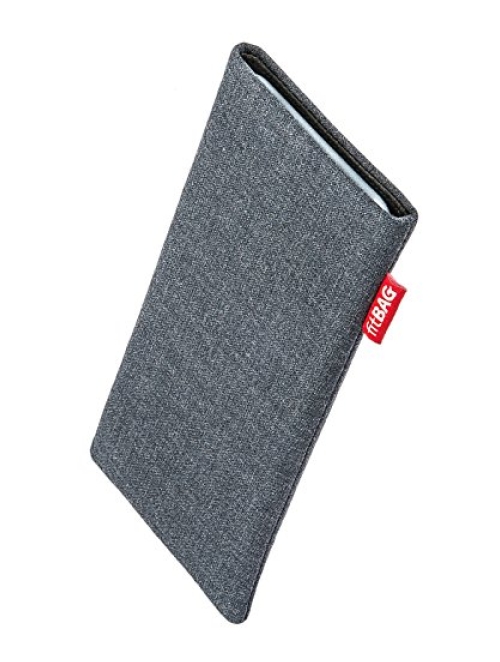 fitBAG jive grau textil Handyhülle für Samsung Galaxy S WiFi 5.0 Handyhülle24
